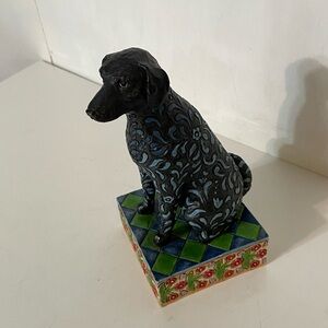 Jim Shore Licorice Black Lab Figurine